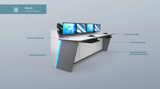 Überwachungsraumkonsole, Befehls-, Kontroll- und technische Raumkonsole